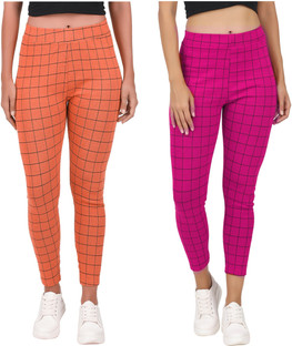 Just Live Fashion Checkered Women Pink 