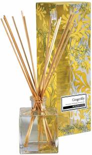 ROSeMOORe GINGERLILY Scented Reed Diffuser for Living Room, Washroom, Bedroom, Office - 200 ML with 10 Reed Sticks Diffuser Set