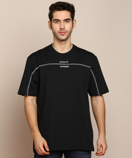ADIDAS ORIGINALS Printed Men Round Neck 