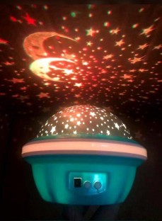 Lilideni Lámpara de Noche Baby BT Play Music Lámpara de Estrella Proyector Cosmic Galaxy Fun Star Sky Proyector Luz de Tres Estrellas Luz de Noche de sueño Infantil 
