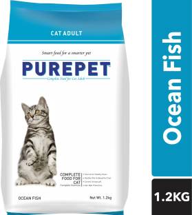 purepet Adult Ocean Fish 1.2 kg Dry Adult Cat Food