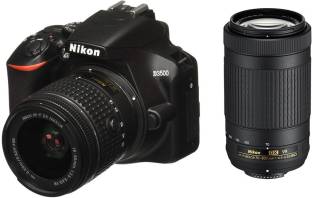 NIKON D3500 DSLR Camera Body with Dual lens: 18-55 mm f/3.5-5.6 G VR and AF-P DX Nikkor 70-300 mm f/4.5-6.3G ED VR