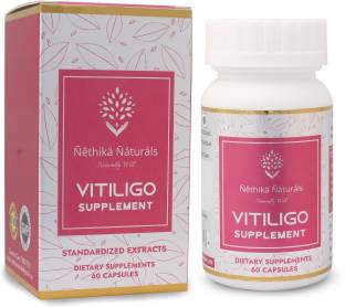 Nethika Naturals Vitiligo Supplement for Women and Men (60 Capsules) Pack of 1