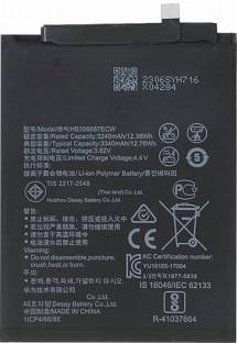 Safa Mobile Battery For Huawei Nova 3i / Honor 9i / Honor 7X 4307 Ratings & 51 Reviews For: Huawei Huawei Nova 3i / Honor 9i / Honor 7X - 3340mAh 3340 mAh Capacity Battery Type: Lithium Polymer Charging Time: 1.5 hr Battery Voltage: 3.82 V 6 Months Warranty ₹1,049 ₹1,699 38% off Free delivery
