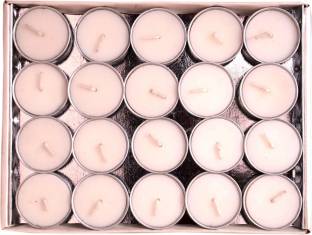 Nikki Creations Unscented Tea Light Candles - Pack Of 20 Candle