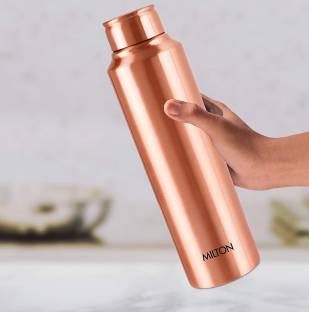 MILTON Alpine New Copper Bottle, 900 ml, 1 Piece, Copper 900 ml Bottle 4.69 Ratings & 3 Reviews Made of: Copper Bottle Type: Bottle Capacity: 900 ml Pack of: 1 ₹857 ₹1,045 17% off Free delivery