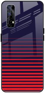 QRIOH Glass Back Cover for Realme 7
