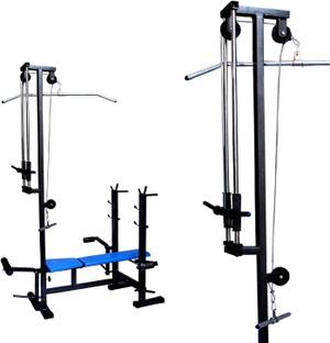 Rio Port 20 In 1 Bench Home Gym Equipment With Twister And Lat Pull Down Handle For Men Multipurpose Fitness Bench Price In India Buy Rio Port 20 In 1