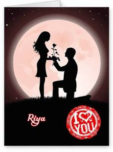 Midas Craft I Love You Riya ….07 Romantic Quote Greeting Card Price in  India - Buy Midas Craft I Love You Riya ….07 Romantic Quote Greeting Card  online at 
