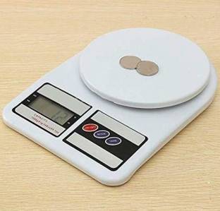 Snapyzone Snapyzone_Kitchen Scale Electronic Digital Kitchen Weighing Scale for Kitchen/Weight Machine for Kitchen, 10 kgs Weight Measure Spices Vegetable Liquids, Ivory Weighing Scale