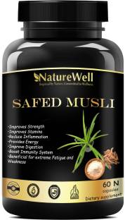 Naturewell Ultra Safed Musli, safed musli capsule, testosterone booster for men