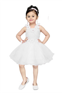 pari frock white