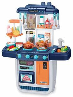 countrylink play sink toy with running water kids play kitchen toy sink electronic dishwasher pretend role play kitchen toys set with upgraded working faucet and dishes playset for toddler girl and
