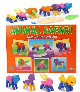 Miss & Chief Animal Safari Building Blocks For Kids Best Gift Toy, Block  Game for Kids,Boys,Children - Animal Safari Building Blocks For Kids Best  Gift Toy, Block Game for Kids,Boys,Children . Buy
