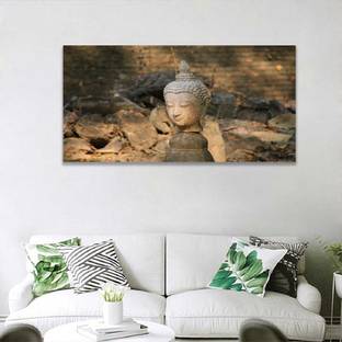 3D Buddha murti Gold Painting Poster Wall Art Poster For Wall Print Pictures For Living Room Modern Home Decoration Without Frame Paper Print Paper Print