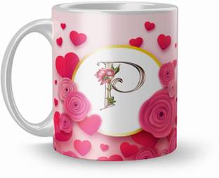 Mm9e Letter P Alphabet Best Gift For Friends Who S Name Start With P Special Birthday Gift