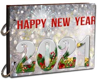 2021 Christmas Wish Book Paper Pebbles Wish You Happy New Year 2021 Colorful Background Pattern Scrap Book Size 8 5x6 Inch 20 Pages Album Price In India Buy Paper Pebbles Wish You Happy New Year 2021