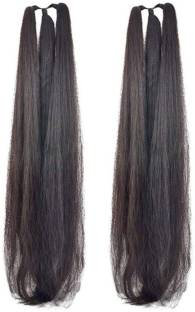 MEHAY Set of 2 Black Paranda (Choti) Hair Extension
