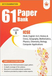 Icse 61 Paper Bank Class - 10  - ICSE Class 10 for 2019 Examination