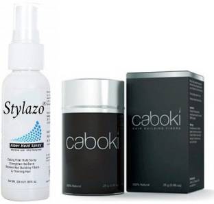 Stylazo Hair Building Hair Fiber Natural Black color(25g) with Hair Fiber  Hold Spray (50ml) - Price in India, Buy Stylazo Hair Building Hair Fiber  Natural Black color(25g) with Hair Fiber Hold Spray (