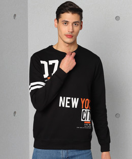 Full Sleeve Printed Men Sweatshirt 