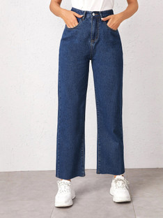Buy KOTTY Regular Women Dark Blue Jeans 