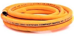 Handu 3 Meter Gas Pipe with 2 Hose Clump Super Suraksha Fine Quality ISO Certified LPG Hose Flexible Gas Pipe (Steel Wire Reinforced) Hose Pipe