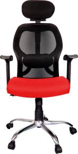 Lakdi Contemporary Ergonomic Armrest Headrest Adjustable Mesh Chair For Conference Study Office Swivel High Back Black Fabric Office Executive Chair Price In India Buy Lakdi Contemporary Ergonomic Armrest Headrest Adjustable Mesh