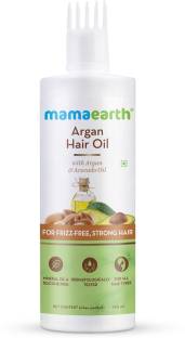 MamaEarth Argan Hair Oil with Argan Oil &amp; Avocado Oil for Frizz-Free &amp; Stronger Hair Hair Oil