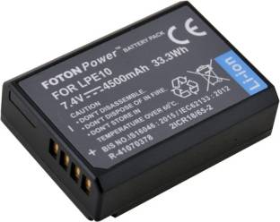 FOTON POWER 4500 mAh LP-E10 Rechargeable Lithuim ion for Canon Digital Camera Battery 4411 Ratings & 48 Reviews Lithium-ion Color: Black na ₹1,103 ₹2,499 55% off Free delivery