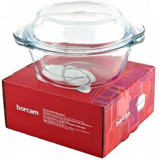 Pasabahce Borcam Round 1 Pcs Ovenware Imported Bowl 840 Ml Set Of 1 Piece Oven Product