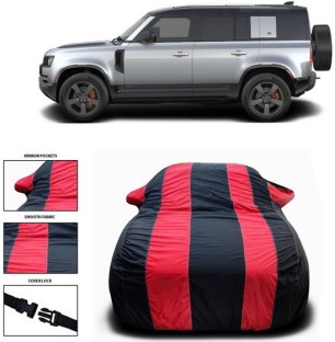 green Car Cover for Land Rover Defender 90 Waterproof All Weather Sun with Night Reflective Windproof Dustproof Snow UV Protection fit Outdoor & Indoor Full Covers 
