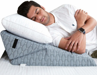 Large Size Elevating Leg Rest Wedge Bed Pillow Acid Reflux Pain Support Cushion 
