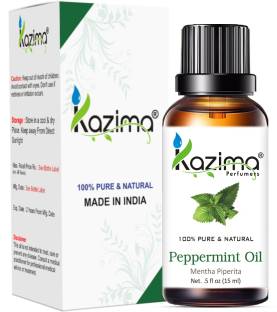 KAZIMA Peppermint Essential Oil (15ML) Pure Natural For Skin care & Hair treatment Hair Oil