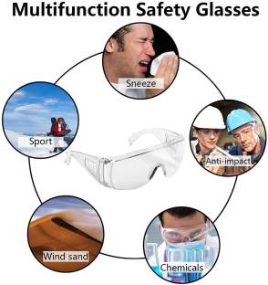 PRECLUSIVE Anti-Dust Windproof Eye Protection Goggles Safety Goggles Laboratory  Safety Goggle