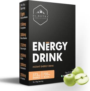 Dr.Nutra Pre Workout Instant Energy Drink, (1 Kg ,Green Apple Flavour) Energy Drink
