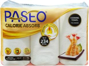 Paseo Kitchen Towel Imported 3 Rolls Price In India Buy Paseo Kitchen Towel Imported 3 Rolls Online At Flipkart Com