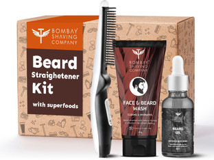 beard straightening kit