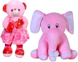 pink elephant soft toy