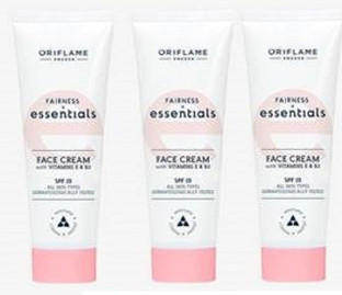 fairness essentials face cream with vitamins e & b3