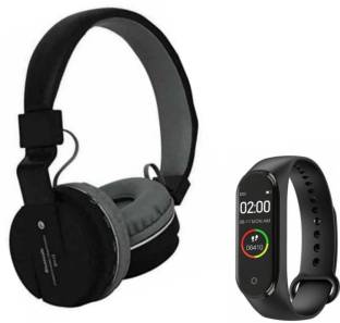 CELWARK COMBO OF Watch with SPORTS SH12 NECKBAND FOR TRENDY LOOK Bluetooth Headset