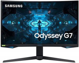 SAMSUNG Odyssey G7 1000R 32 inch Curved Full HD LED Backlit VA Panel Gaming Monitor (LC32G75TQSWXXL)