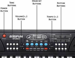 HREYANSH COLLECTION 37 Key Piano Keyboard Toy with DC Power ...