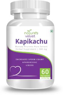 Natures Velvet Lifecare Kapikachu(mucuna pruriens) Pure Extract 500 mg
