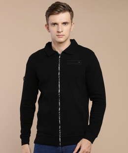 Spykar Full Sleeve Solid Men Jacket 