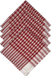 GOWRI TEX Kitchen Towel /dining towel/napkin/kitchen/kitchen Waste Cloth Multicolor Napkins Pack Of 5 Multicolor Cloth Napkins