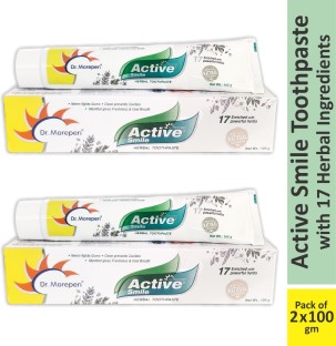 ingredients in smile active toothpaste