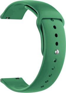 ACM WSM2P20GR2106 Watch Strap Silicone Belt 20mm for Noise Colorfit Brio ( Smartwatch Sports Band Green) Smart Watch Strap