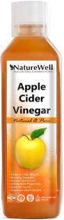 Naturewell Organics Organic Apple Cider Vinegar - Raw, Unfiltered with Mother Vinegar (500ML/OR)Pro Vinegar