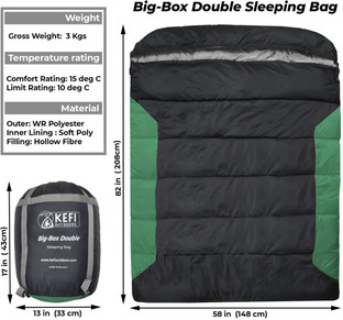 double size sleeping bag